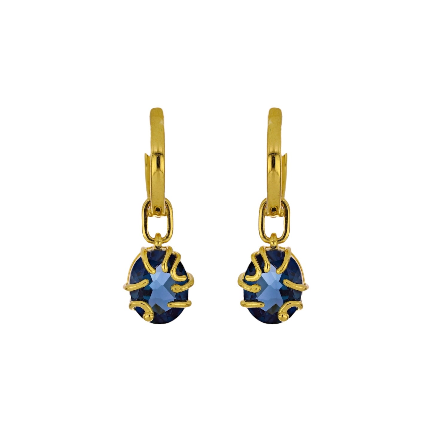 London Blue Topaz Drop Earring Charm