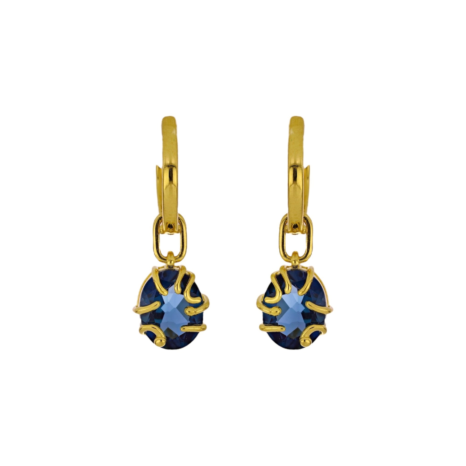 London Blue Topaz Drop Earring Charm
