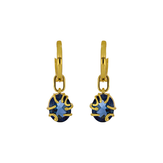 London Blue Topaz Drop Earring Charm